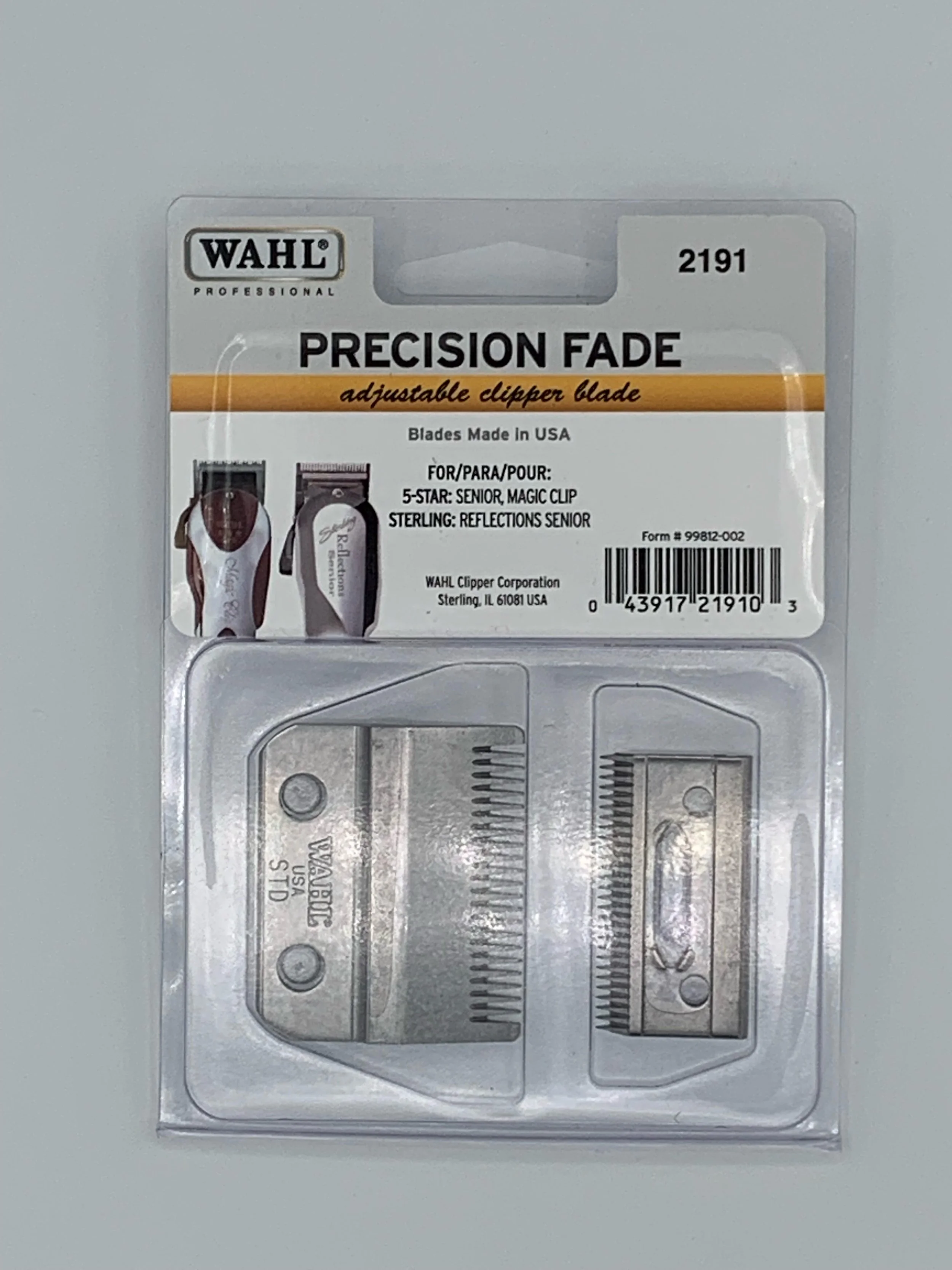 Wahl precision top clipper blades